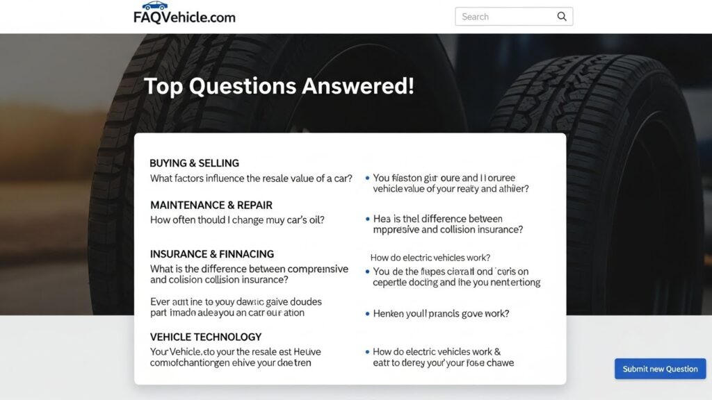 FAQVehicle.com: Top Questions Answered!