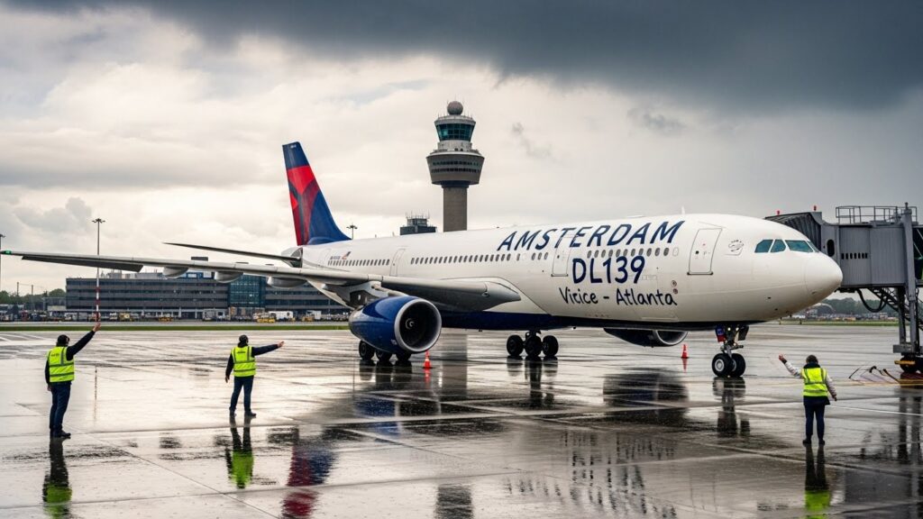 Delta dl139 venice atlanta diversion amsterdam